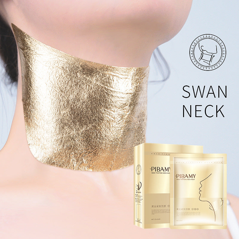 Gold Tightening Neck Mask with Vibration