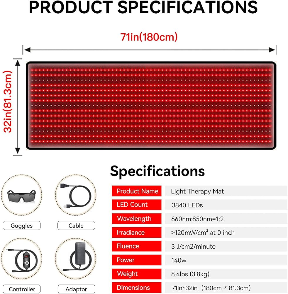 Red Light Therapy Pad
