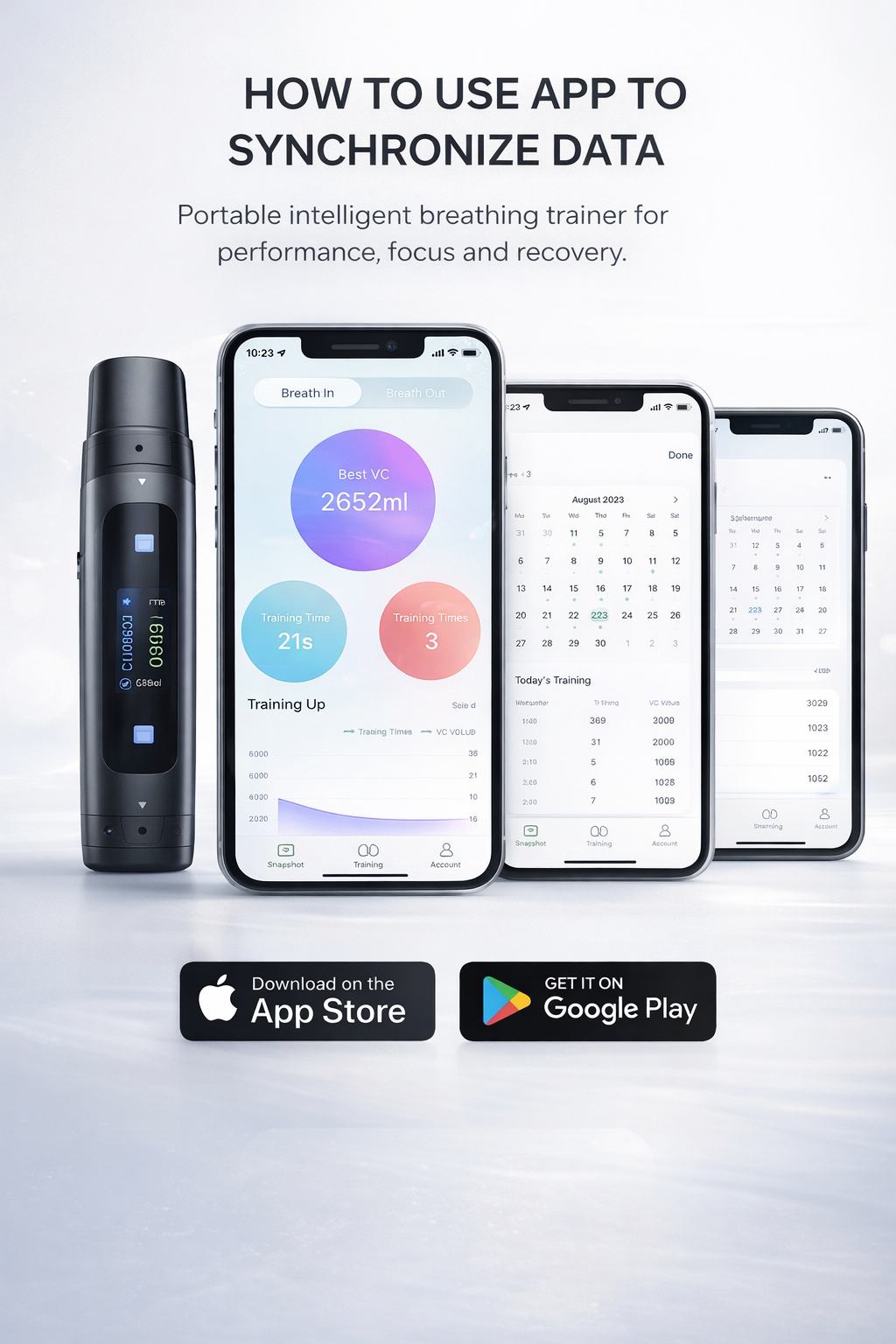 BreaThru app screenshots